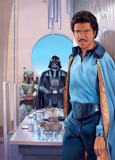 Lando Calrissian Star Wars Fan Art Original Art Print Etsy