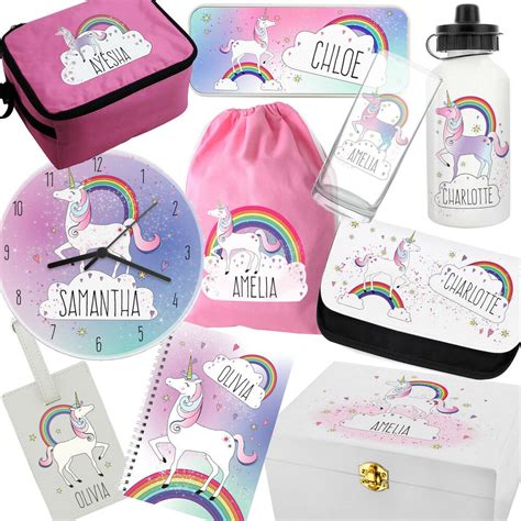 All orders are custom made and most ship worldwide within 24 hours. PERSONALISED Unicorn Gifts For GIRLS Birthday Present ...