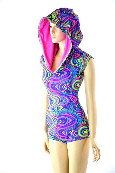 Neon Glow Worm Romper Coquetry Clothing