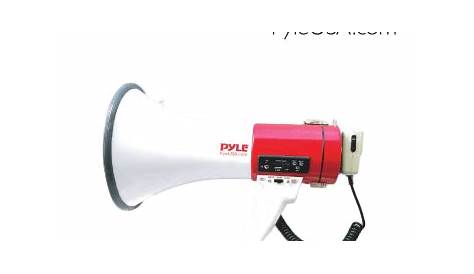 pylepro pmp30 compact megaphone owner's manual