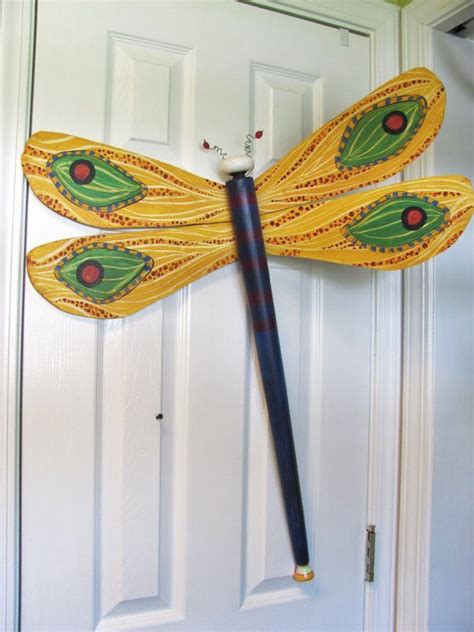 Re Pinned Dragonflies Made From A Table Leg And Ceiling