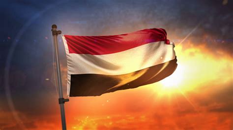 🔥 Download Yemen Flag Backlit At Beautiful Sunrise Loop Slow Motion 4k By Kristinz Yemen Flag