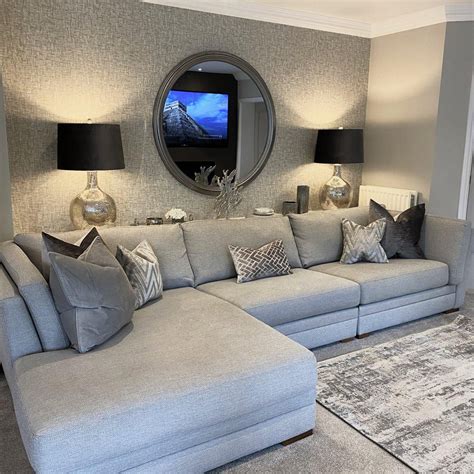 Silver And Grey Collection In 2021 Classy Living Room Cosy Living