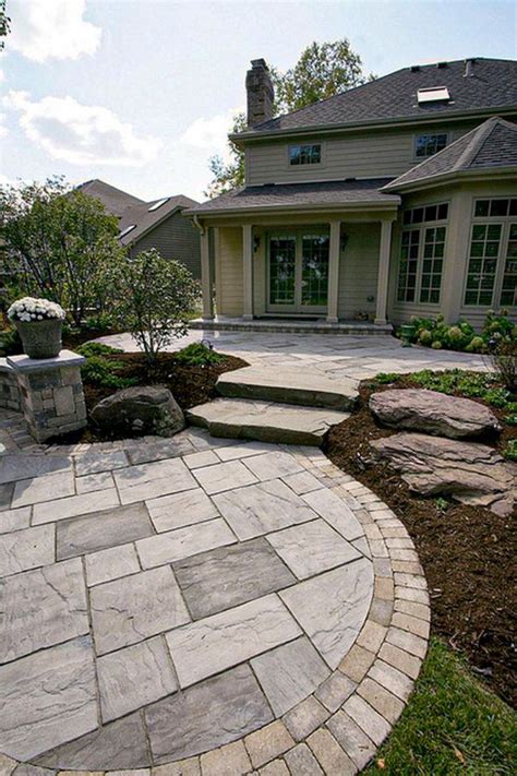 48 Top Natural Paving Stones Ideas For Patio Designs Cool Women Blog