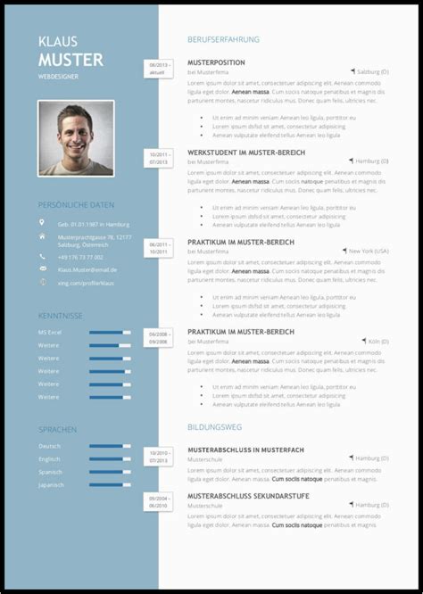 Ausgangslage hier formulieren sie die aktuelle vi. Open Office Lebenslauf Design Bewerbung Muster 2019 Word ...