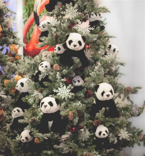 Panda Theme Christmas Tree Christmas Tree Themes Christmas