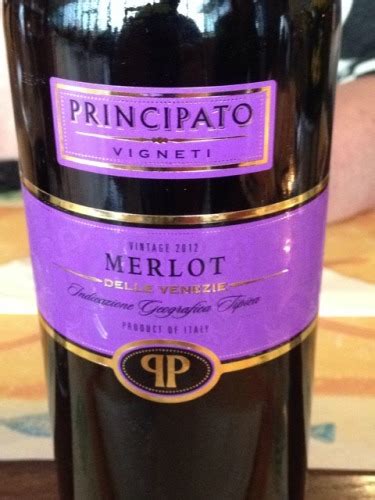 Principato Merlot 2012 Wine Info
