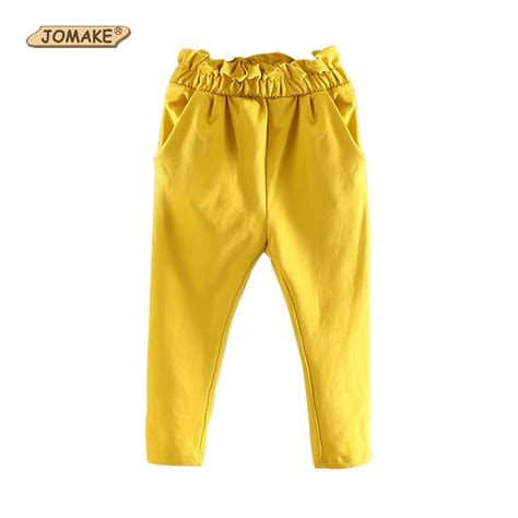 Girls Pants Spring Autumn New Fashion Solid Kids Pant Trousers Lace