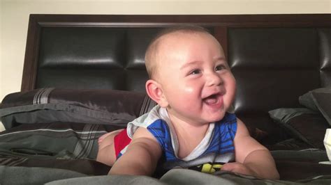Funny Baby Laugh Hysterically Youtube