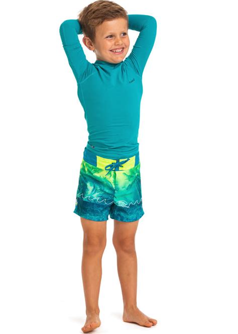 Kids Swim Shorts 500 Green Decathlon