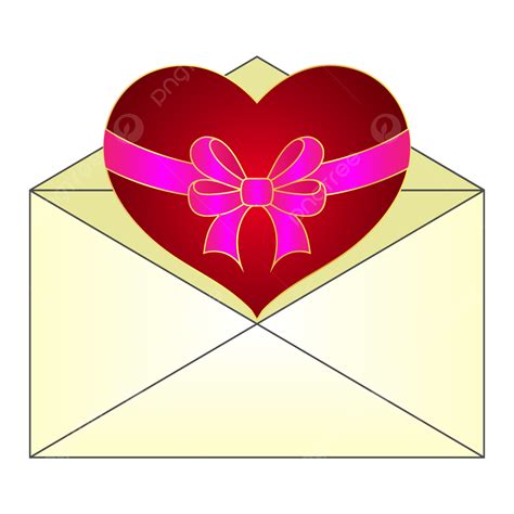 Gambar Clipart Surat Cinta Ikon Amplop Hati Surat Cinta Romantis