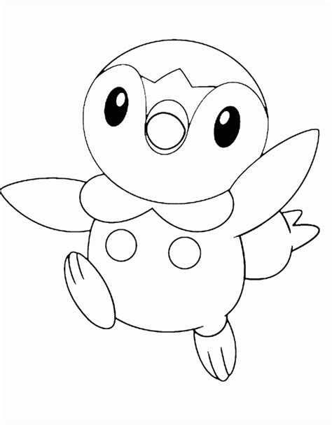 Piplup Pokemon Coloring Pages Coloring Home