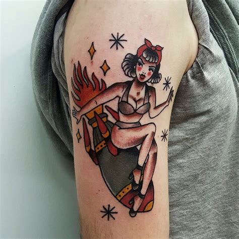 Best Pinup Tattoo Girl Designs Meanings Add Style 17444 Hot Sex Picture