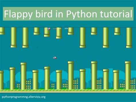 Videogame Flappy Bird Made With Pygame And Python Python Programming