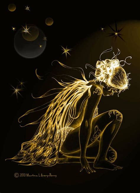 Firefly In Her Element By Unmerwe With Images Female Art Flowers