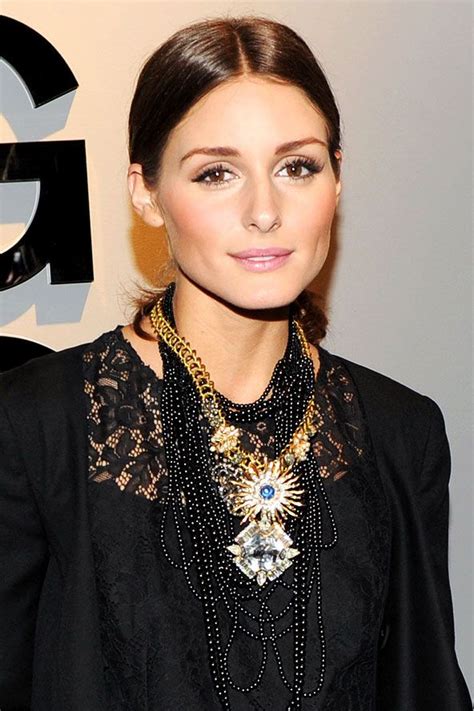Olivia Palermo Images Sleek Hairstyle With Beautifully Applied Makeup