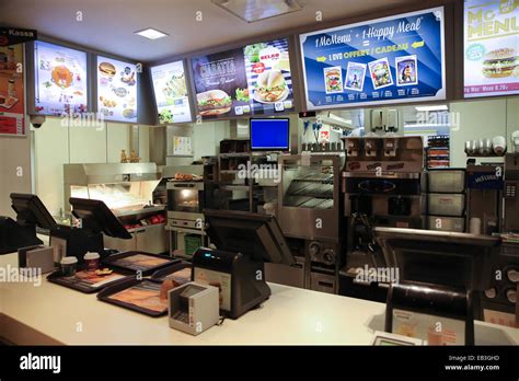Mcdonalds Counter Hi Res Stock Photography And Images Alamy