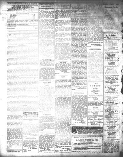 Washington Daily News Washington Nc 1909 Current June 23 1915