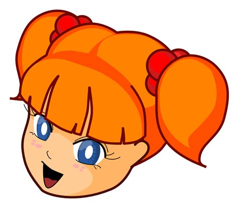 Onlinelabels Clip Art Redhead Anime Girl