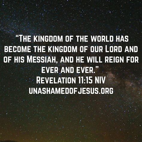 Kingdom Of God Unashamed Of Jesus