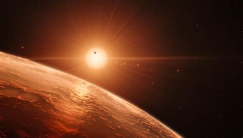 Seven Earth Sized Planets Found Orbiting Nearby Red Dwarf Star