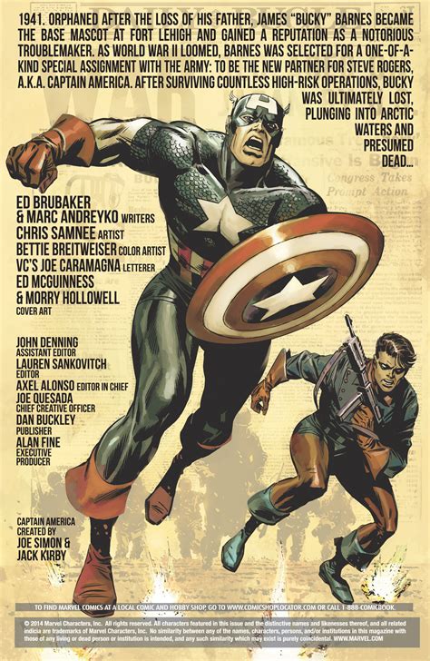 Read Online Captain America And Bucky Comic Issue