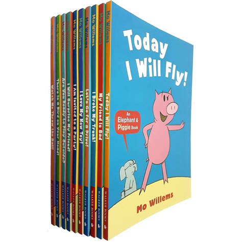 Elephant And Piggie Series 10 Books Collection Set By Mo Willems The
