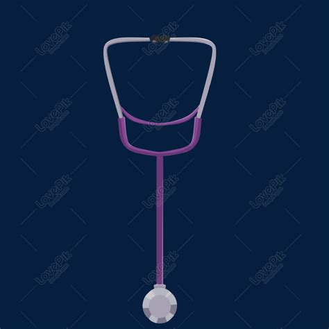 Purple Stethoscope Illustration Png Free Download And Clipart Image For