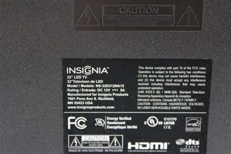 Insignia 32 Led Hdtv Property Room