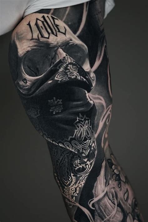 Pin By 2duce Dalmitte On Mafia Tattoo Ideas Skull Sleeve Tattoos
