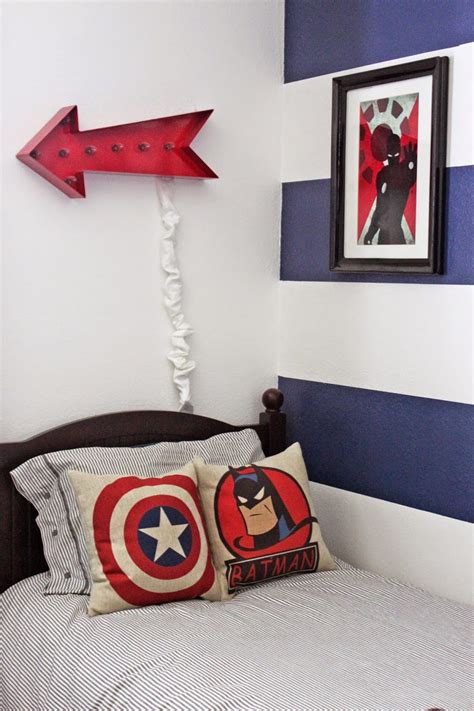 Superhero themed decor accessories for living, bedroom,bathroom and kitchen. a little of this, a little of that: {Boys} Superhero Room Tour