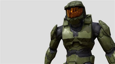 Artstation Master Chief Remastered Texture With Halo 2 Mesh