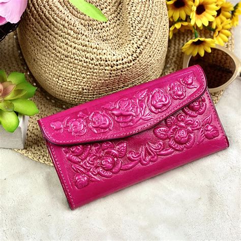 Leather Woman Wallet Woman Wallet Leather Anniversary T For Her