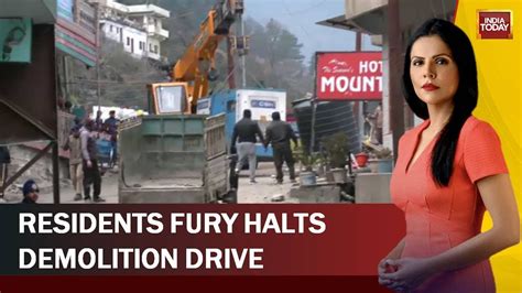 Joshimath Sinking Demolition Drive Has Begun In Midst Of Protest By