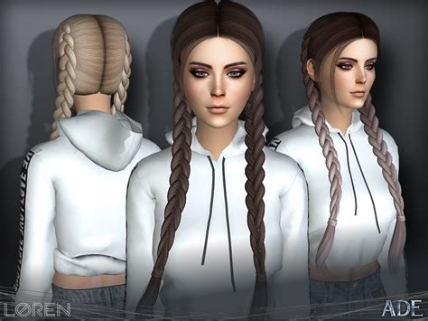 Sims 4 Long Braided Hair Jesmylife