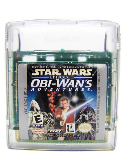 Game Boy Color Star Wars Episode I Obi Wans Adventures