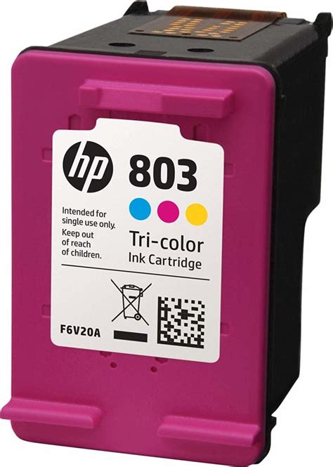 Hp 803 Tri Color Original Ink Cartridge F6v20a