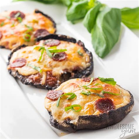 Best part of all is mushrooms are a speed food. Portobello Pizza Keto Stuffed Mushrooms Recipe