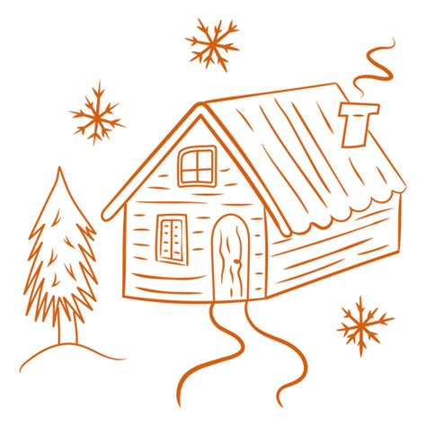 Snow Cabin Free Silhouette Png Images Wilderness Vector Free
