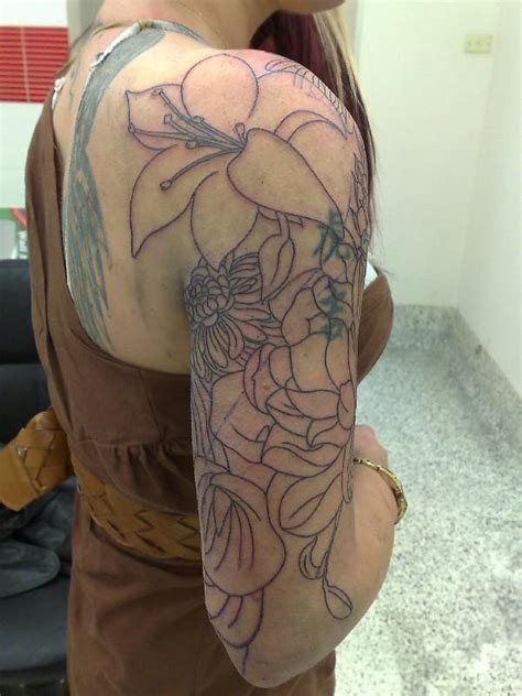 Floral Half Sleeve Tattoos For Women Half Sleeve Tattoos
