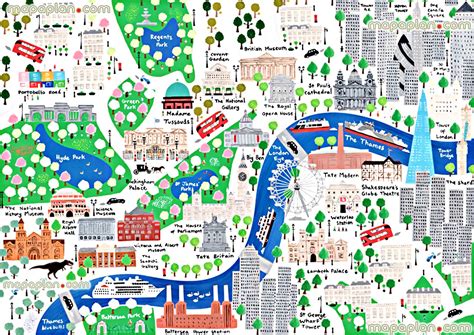 Mappa Turistica Londra Da Stampare