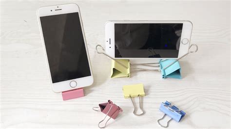 Diy Phone Holder10 Easy Ideas Make Mobile Phone Stand With Binder