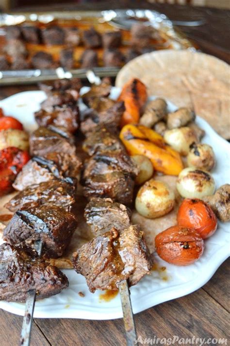 Shish Kabob With The Best Beef Shish Kabob Marinade A Middle Eastern