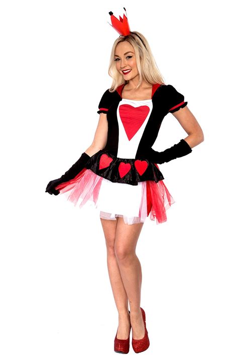 Ladies Queen Of Hearts Alice In Wonderland Costume
