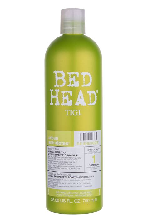 Tigi Bed Head Re Energize 750ml šampūnas
