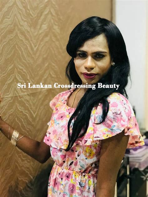 Sri Lankan Crossdressing Beauty Sri Lankan Cute Crossdressing Model