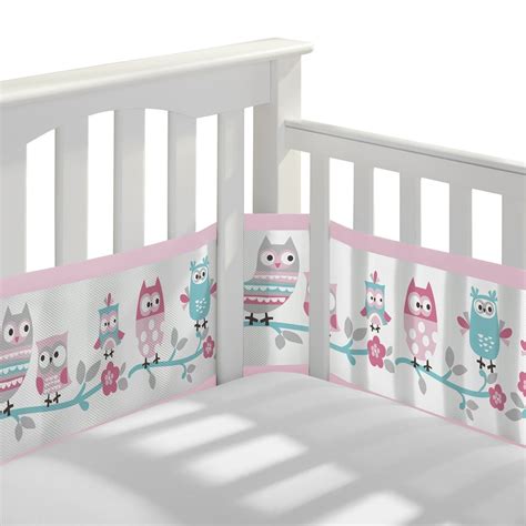 Breathablebaby Classic Breathable Baby Mesh Crib Liner Anti Bumper