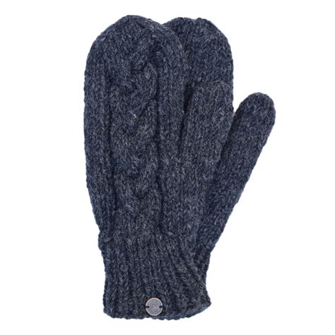 Gorgeously Warm Fully Fleece Lined Cable Hand Knitted Mittens