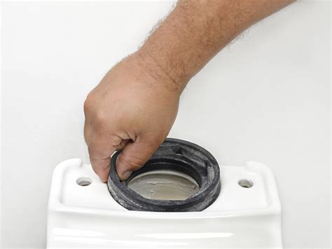 Replacing Toilet Tank To Bowl Seal Dismantle The Toilet