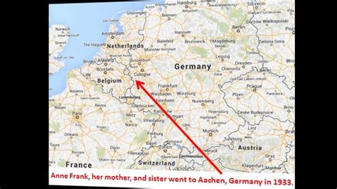 Anne Frank Born Map